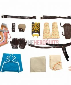 OneHeroSuits Link Cosplay Costumes The Legend Of Zelda Breath Of The Wild Top Level Suit
