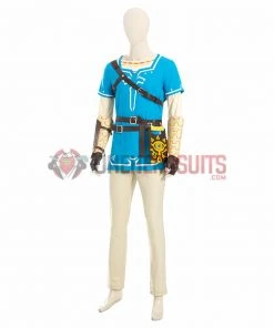 OneHeroSuits Link Cosplay Costumes The Legend Of Zelda Breath Of The Wild Top Level Suit