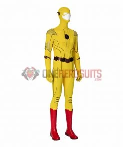 OneHeroSuits Reverse-Flash Cosplay Costumes The Flash S8 Yellow Cosplay Suits