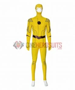 OneHeroSuits Reverse-Flash Cosplay Costumes The Flash S8 Yellow Cosplay Suits