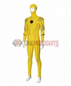 OneHeroSuits Reverse-Flash Cosplay Costumes The Flash S8 Yellow Cosplay Suits