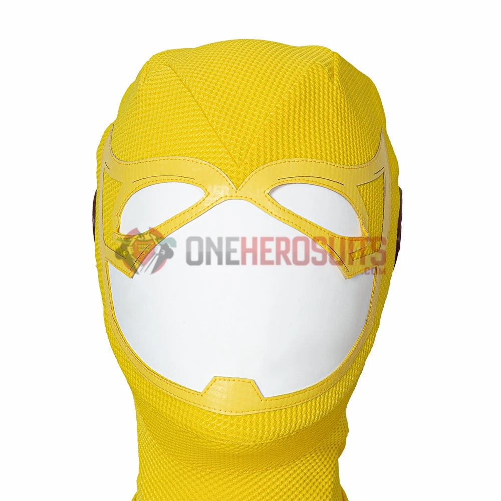 OneHeroSuits Reverse-Flash Cosplay Costumes The Flash S8 Yellow Cosplay Suits