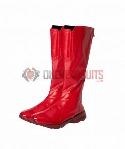 OneHeroSuits Reverse-Flash Cosplay Boots The Flash S8 Red Cosplay Shoes Costumes