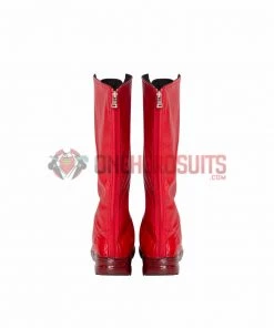 OneHeroSuits Reverse-Flash Cosplay Boots The Flash S8 Red Cosplay Shoes Costumes