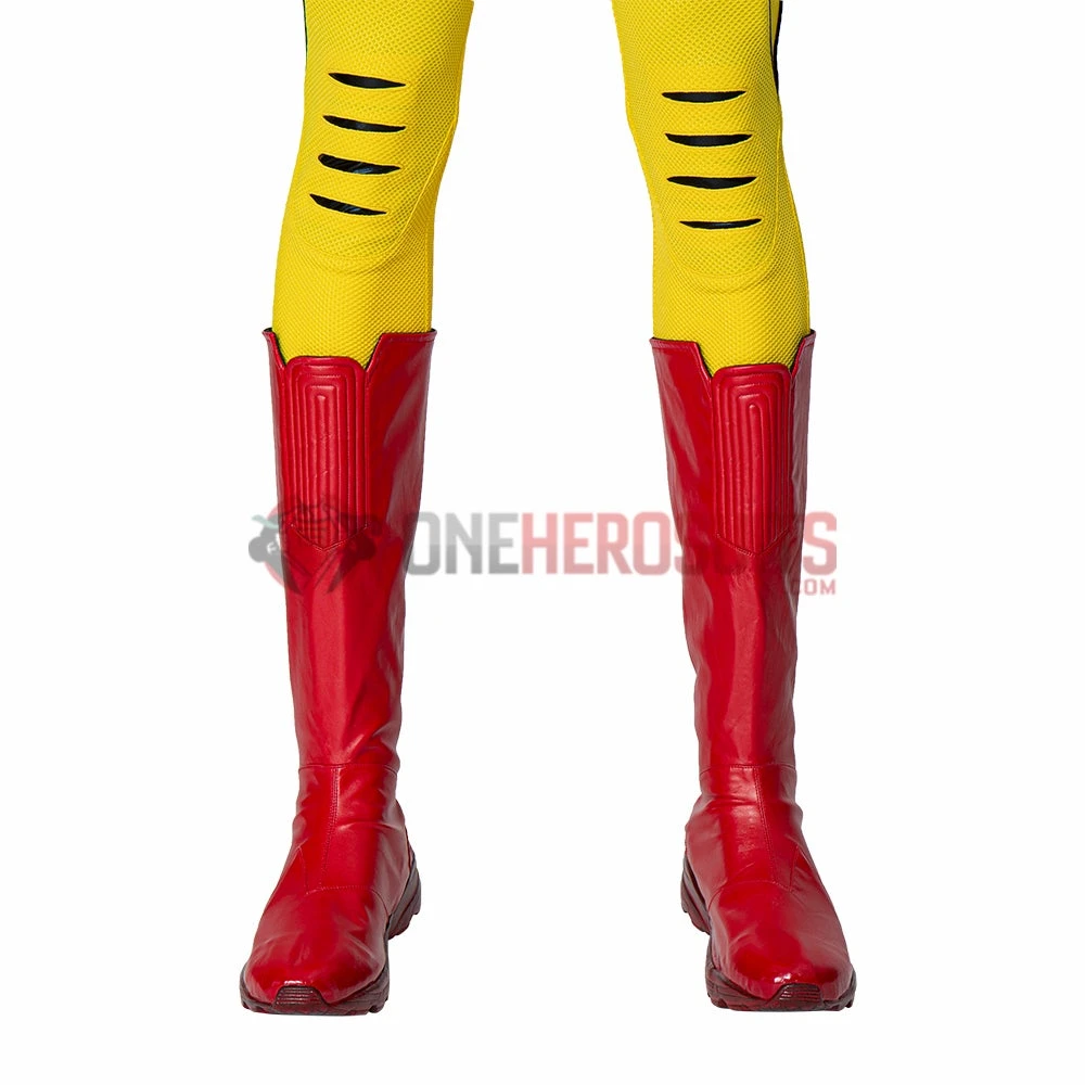 OneHeroSuits Reverse-Flash Cosplay Costumes The Flash S8 Yellow Cosplay Suits