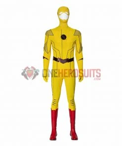 OneHeroSuits Reverse-Flash Cosplay Costumes The Flash S8 Yellow Cosplay Suits