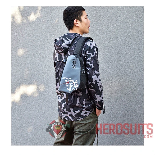 OneHeroSuits Demon Slayer Fanny Pack Animation Creative Crossbody Bag