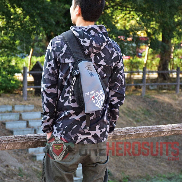 OneHeroSuits Demon Slayer Fanny Pack Animation Creative Crossbody Bag