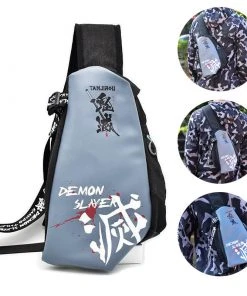 OneHeroSuits Demon Slayer Fanny Pack Animation Creative Crossbody Bag