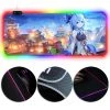 OneHeroSuits Genshin Impact Ganyu RGB Lighting Gaming Mouse Pad