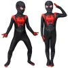 OneHeroSuits Zentai/Jumpsuit Gift For Boys Miles Morales Black Spider-man Cosplay Suit HQ Printed Costumes