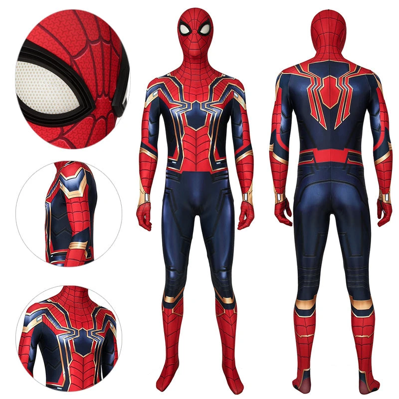 OneHeroSuits Iron Spider Suit Avengers Endgame Spider-man Bodysuit