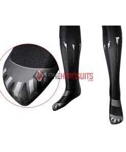 OneHeroSuits Expert-level Cosplay Bodysuit & Zentai Black Panther Cosplay Suit Spandex Black Panther Costume Detail Printed