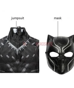 OneHeroSuits Gift For Boys Black Panther Cosplay Suit HQ Printed Costumes Expert-level Cosplay Bodysuit & Zentai