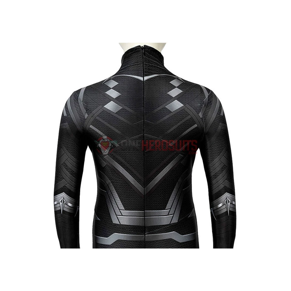 OneHeroSuits Gift For Boys Black Panther Cosplay Suit HQ Printed Costumes Expert-level Cosplay Bodysuit & Zentai