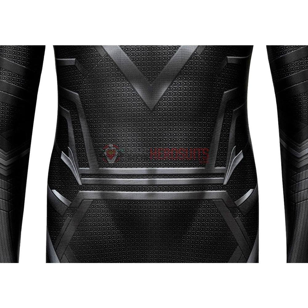 OneHeroSuits Gift For Boys Black Panther Cosplay Suit HQ Printed Costumes Expert-level Cosplay Bodysuit & Zentai