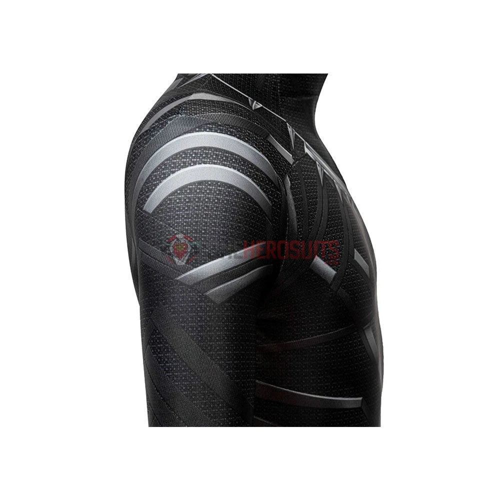 OneHeroSuits Gift For Boys Black Panther Cosplay Suit HQ Printed Costumes Expert-level Cosplay Bodysuit & Zentai