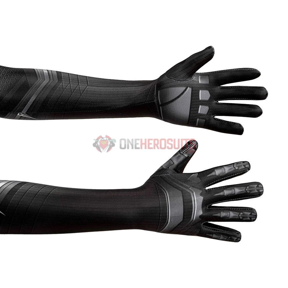 OneHeroSuits Gift For Boys Black Panther Cosplay Suit HQ Printed Costumes Expert-level Cosplay Bodysuit & Zentai