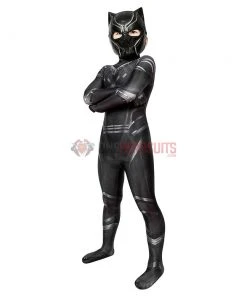 OneHeroSuits Gift For Boys Black Panther Cosplay Suit HQ Printed Costumes Expert-level Cosplay Bodysuit & Zentai