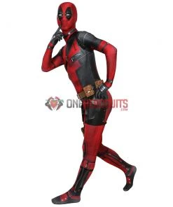 OneHeroSuits Deadpool Suit 3D Printed Spandex Deadpool Red Cosplay Costume Expert-level Cosplay Bodysuit & Zentai