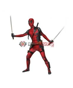 OneHeroSuits Deadpool Suit 3D Printed Spandex Deadpool Red Cosplay Costume Expert-level Cosplay Bodysuit & Zentai