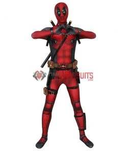 OneHeroSuits Deadpool Suit 3D Printed Spandex Deadpool Red Cosplay Costume Expert-level Cosplay Bodysuit & Zentai