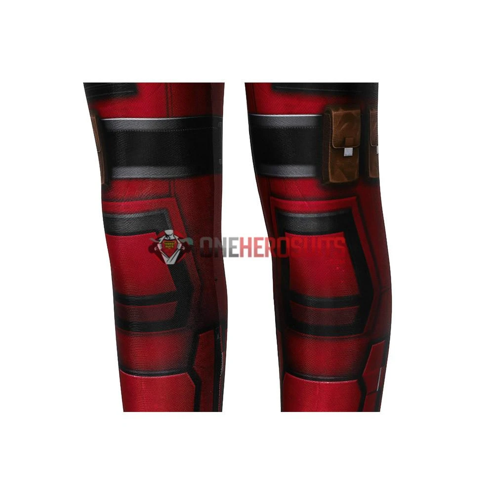 OneHeroSuits Expert-level Cosplay Bodysuit & Zentai Kids Deadpool Cosplay Suit 3D Printed Spandex Deadpool Suit For Children