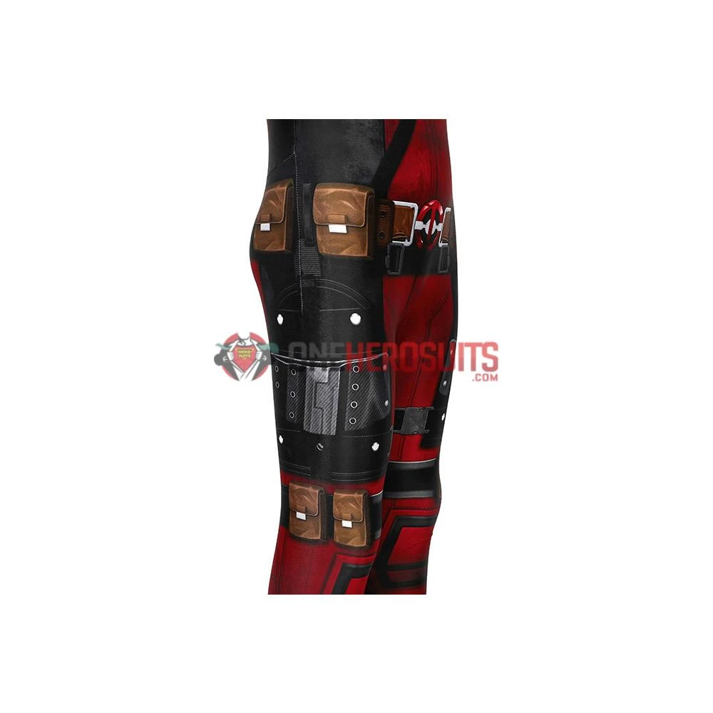 OneHeroSuits Expert-level Cosplay Bodysuit & Zentai Kids Deadpool Cosplay Suit 3D Printed Spandex Deadpool Suit For Children