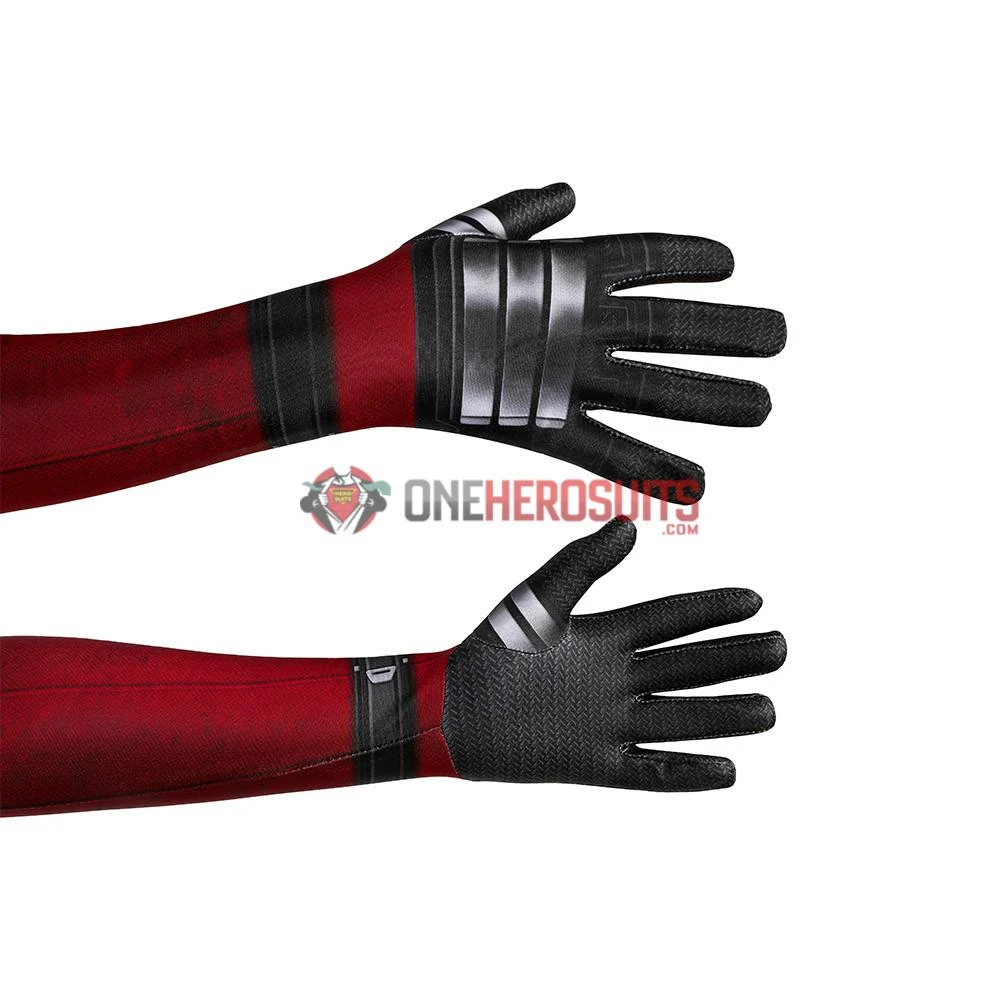 OneHeroSuits Expert-level Cosplay Bodysuit & Zentai Kids Deadpool Cosplay Suit 3D Printed Spandex Deadpool Suit For Children