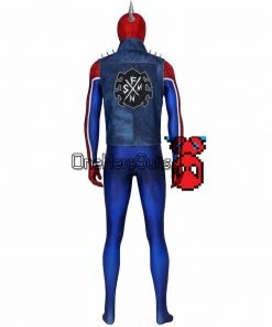 OneHeroSuits Spider-Punk Cosplay Suit Punk Spider-man Cosplay Costume Ver.2