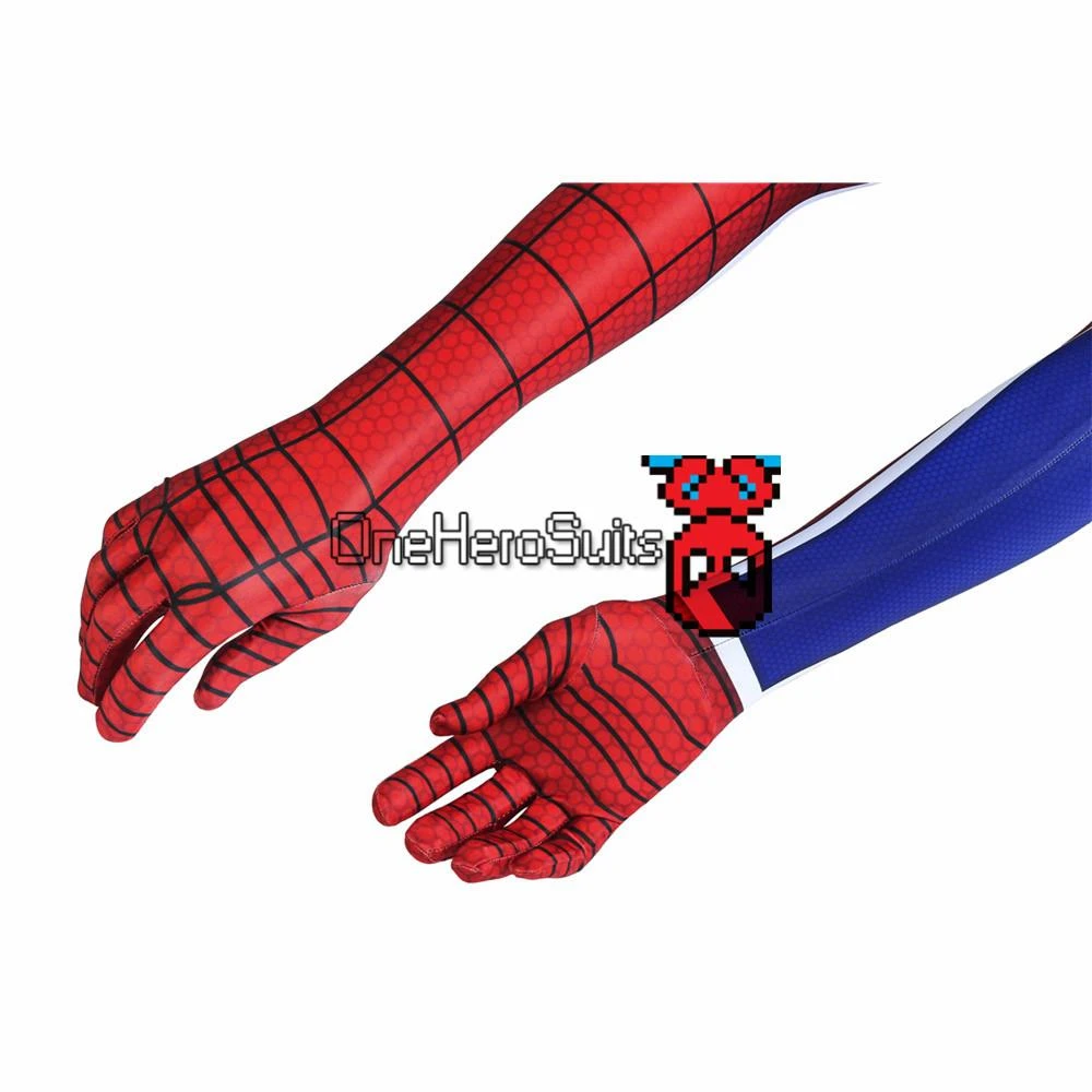 OneHeroSuits Spider-Punk Cosplay Suit Punk Spider-man Cosplay Costume Ver.2