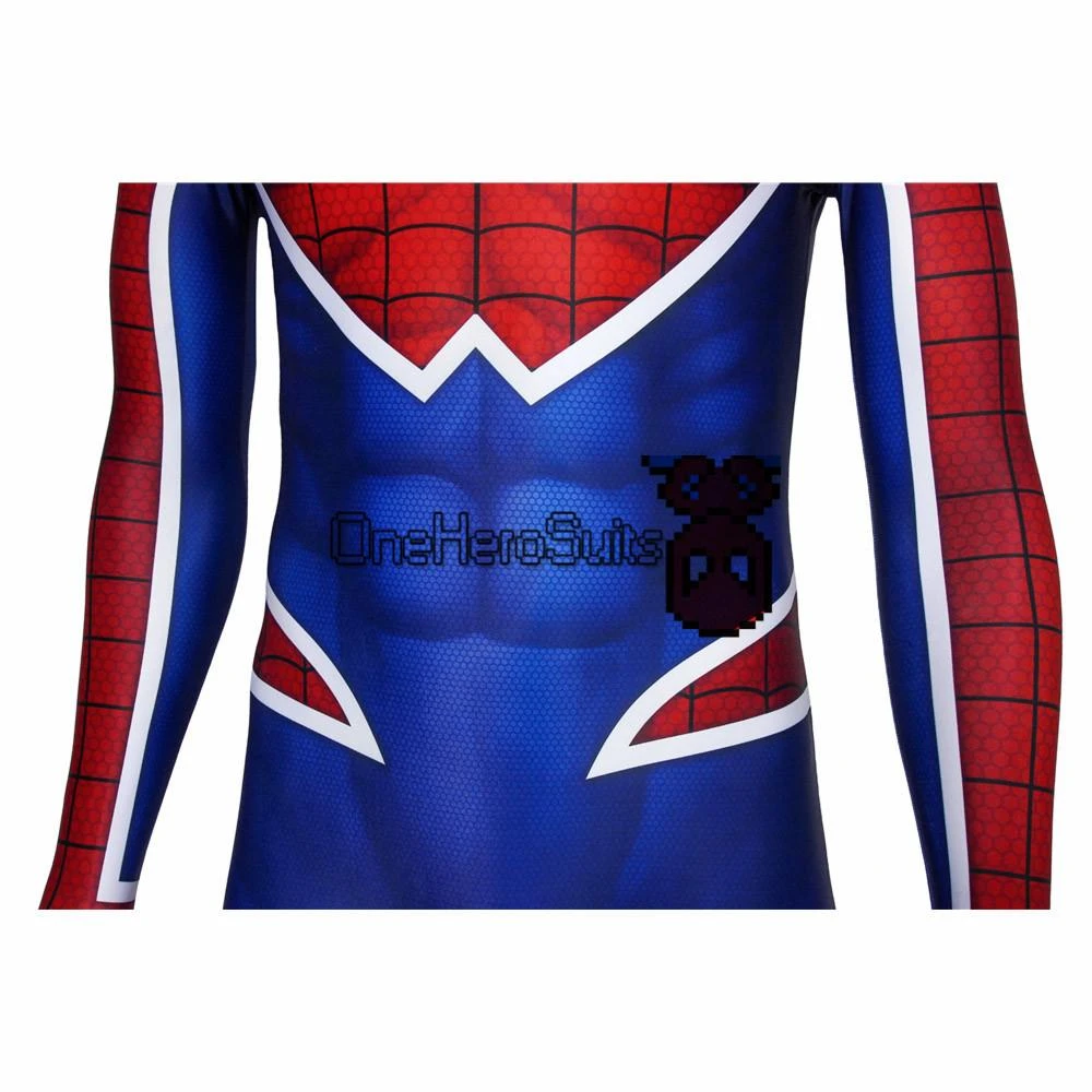 OneHeroSuits Spider-Punk Cosplay Suit Punk Spider-man Cosplay Costume Ver.2