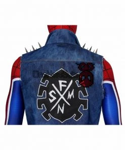 OneHeroSuits Spider-Punk Cosplay Suit Punk Spider-man Cosplay Costume Ver.2