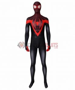 OneHeroSuits Ultimate Spider-Man Cosplay Costumes Miles Morales Cosplay Suit Zentai/Jumpsuit