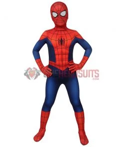 OneHeroSuits Kids Ultimate Spider-Man Suit SuperHero Cosplay Costumes For Children
