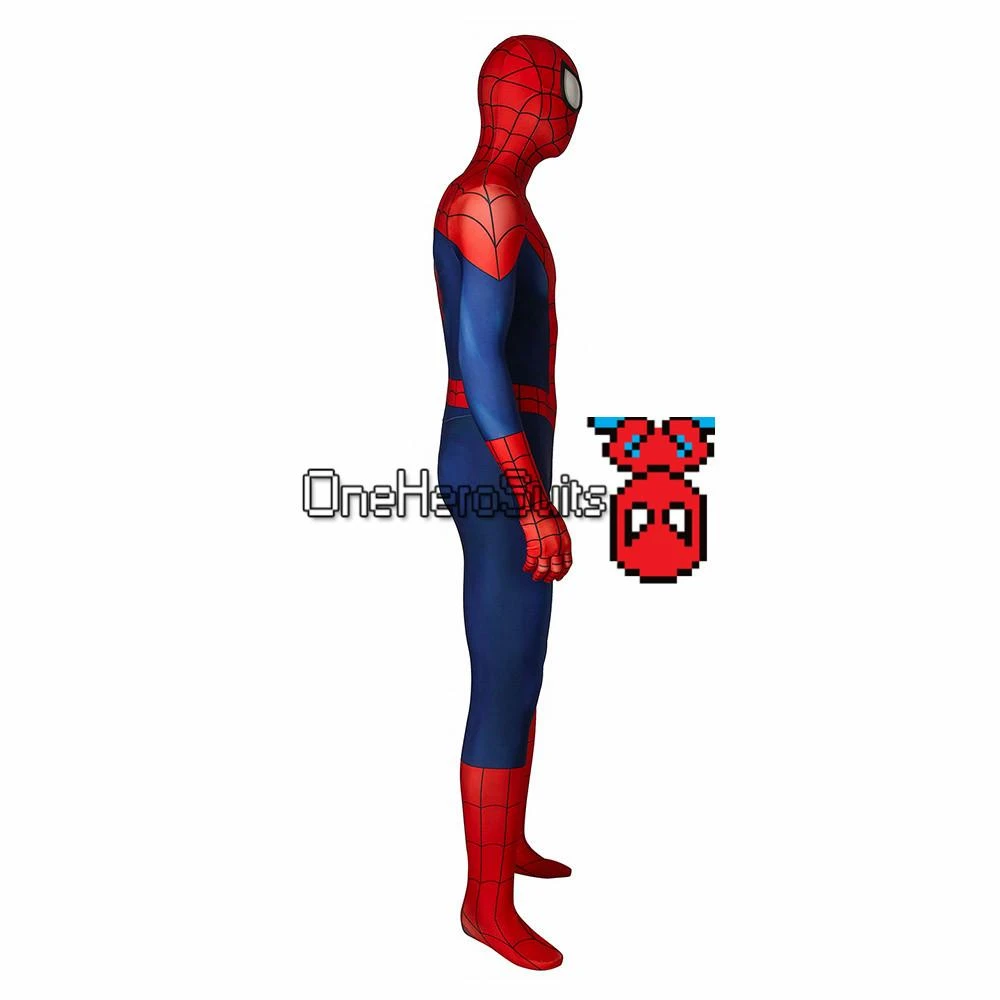 OneHeroSuits Ultimate Spider-Man Cosplay Suit The Season 1 Peter Parker Costume