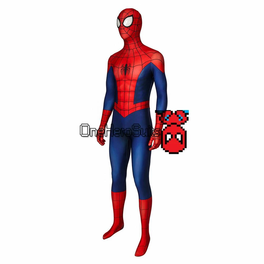 OneHeroSuits Ultimate Spider-Man Cosplay Suit The Season 1 Peter Parker Costume