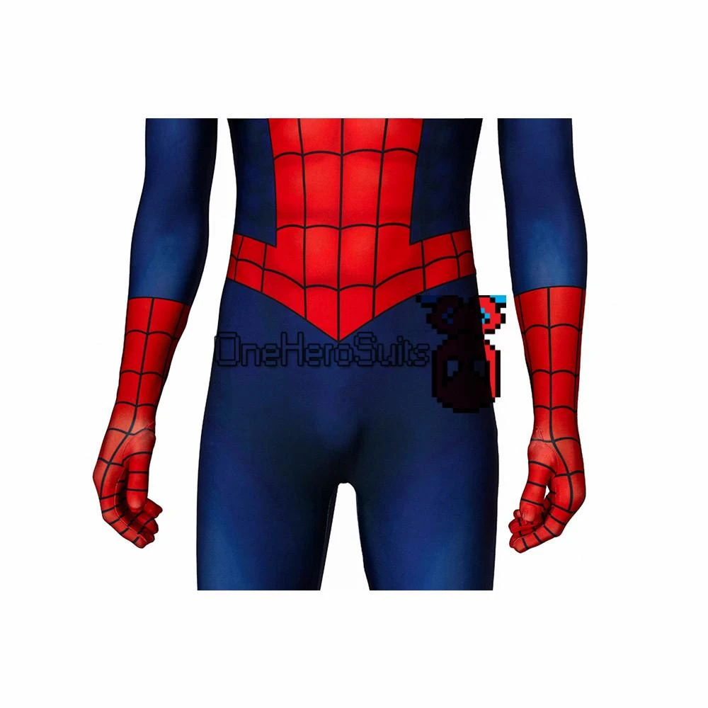 OneHeroSuits Ultimate Spider-Man Cosplay Suit The Season 1 Peter Parker Costume