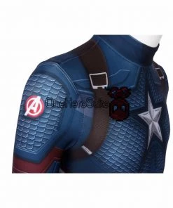 OneHeroSuits Christmas Gifts For Kids Captain America Endgame Cosplay Costume Children Spandex Cosplay Suit