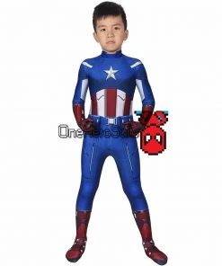 OneHeroSuits Christmas Gifts For Kids Captain America Classic Cosplay Costume Children Superhero Suits