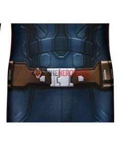 OneHeroSuits Captain America Suits For Kids Detail Printed Cosplay Costume For Halloween