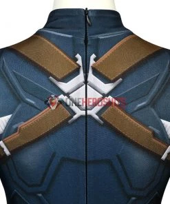 OneHeroSuits Captain America Suits For Kids Detail Printed Cosplay Costume For Halloween
