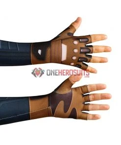 OneHeroSuits Captain America Suits For Kids Detail Printed Cosplay Costume For Halloween