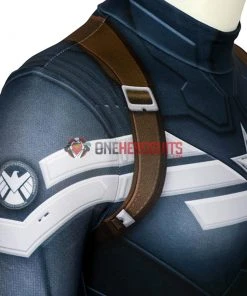 OneHeroSuits Captain America Suits For Kids Detail Printed Cosplay Costume For Halloween