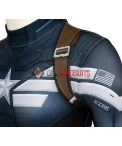 OneHeroSuits Captain America Suits For Kids Detail Printed Cosplay Costume For Halloween