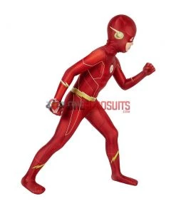 OneHeroSuits The Flash Cosplay Suit For Kids - Christmas Gift Ideas For Children Expert-level Cosplay Bodysuit & Zentai