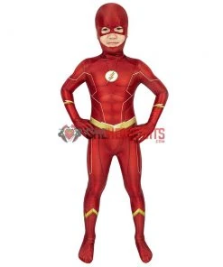 OneHeroSuits The Flash Cosplay Suit For Kids - Christmas Gift Ideas For Children Expert-level Cosplay Bodysuit & Zentai