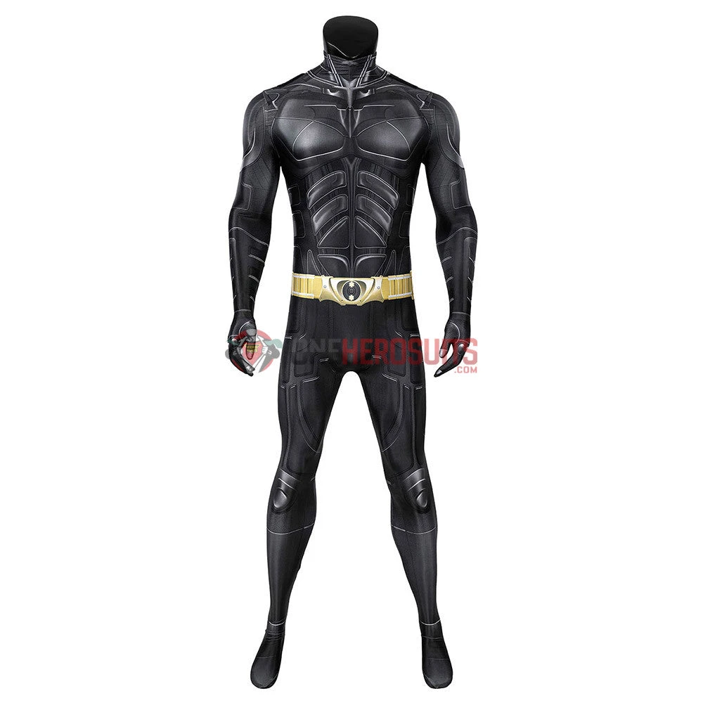 OneHeroSuits Expert-level Cosplay Bodysuit & Zentai The Dark Knight Rises Batman Cosplay Costume Detail Edition