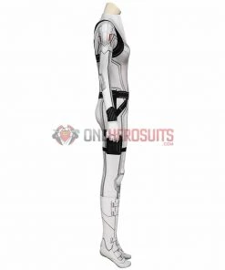 1herosuits Natasha Romanoff Spandex White Cosplay Costumes Black Widow 3D Printed Cosplay Suit