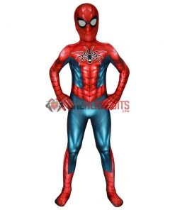 OneHeroSuits Kids Spider-man Cosplay Suit Spider-Armor MK IV HQ Printed Edition